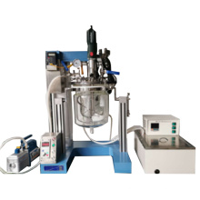 Lab vacuum homogenizer with emulsifier